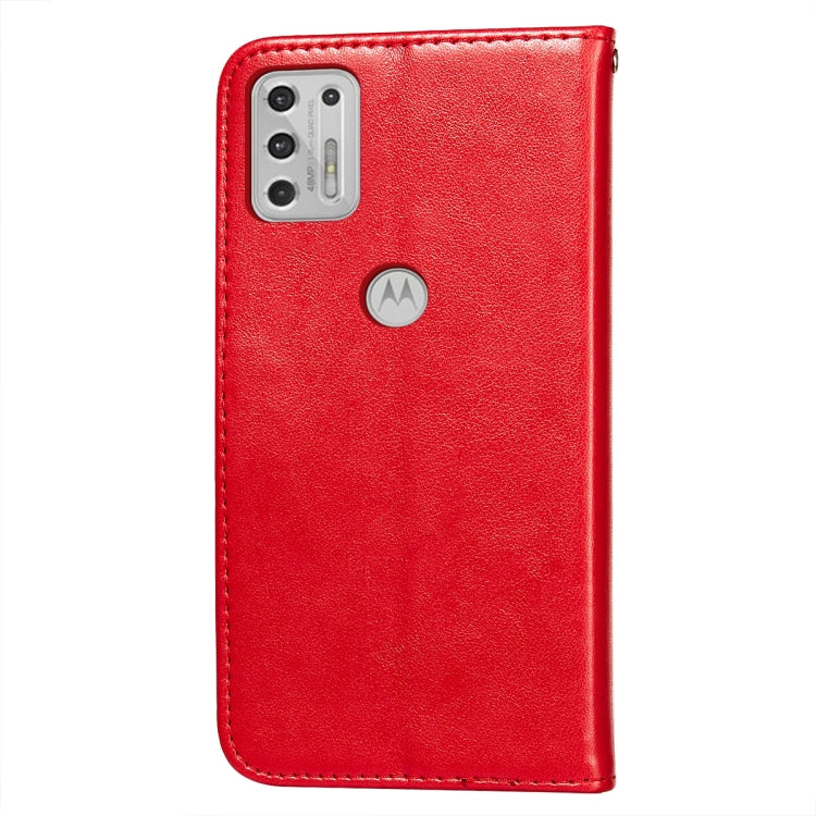 For Motorola Moto G Stylus (2021) Flower Vine Embossing Pattern Horizontal Flip Leather Case with Card Slot & Holder & Wallet & Lanyard