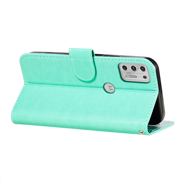 For Motorola Moto G Stylus (2021) Flower Vine Embossing Pattern Horizontal Flip Leather Case with Card Slot & Holder & Wallet & Lanyard