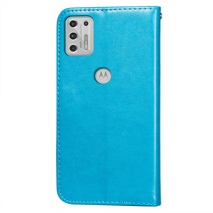 For Motorola Moto G Stylus (2021) Flower Vine Embossing Pattern Horizontal Flip Leather Case with Card Slot & Holder & Wallet & Lanyard