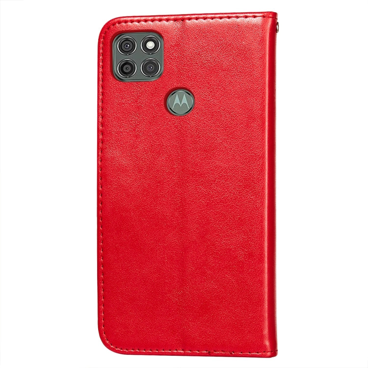 For Motorola Moto G9 Power Flower Vine Embossing Pattern Horizontal Flip Leather Case with Card Slot & Holder & Wallet & Lanyard