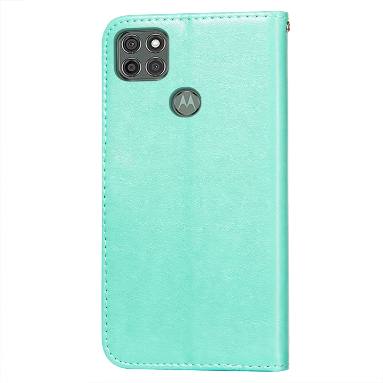 For Motorola Moto G9 Power Flower Vine Embossing Pattern Horizontal Flip Leather Case with Card Slot & Holder & Wallet & Lanyard