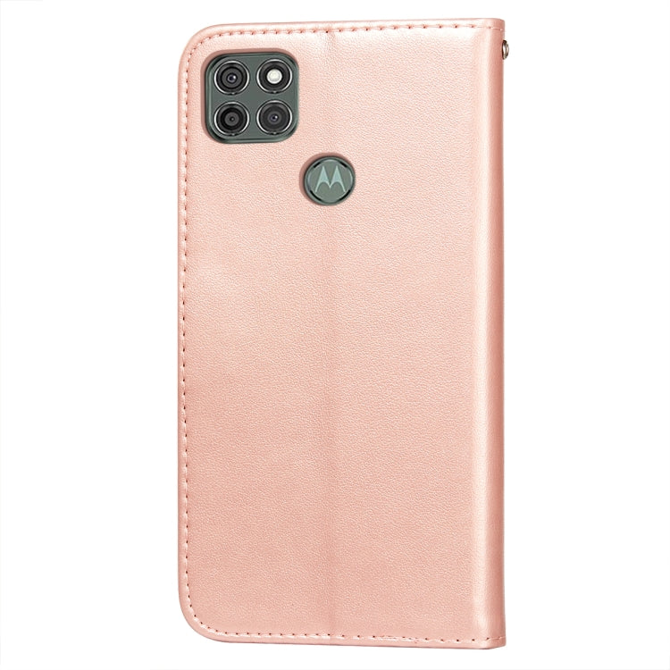 For Motorola Moto G9 Power Flower Vine Embossing Pattern Horizontal Flip Leather Case with Card Slot & Holder & Wallet & Lanyard