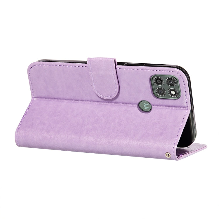 For Motorola Moto G9 Power Flower Vine Embossing Pattern Horizontal Flip Leather Case with Card Slot & Holder & Wallet & Lanyard