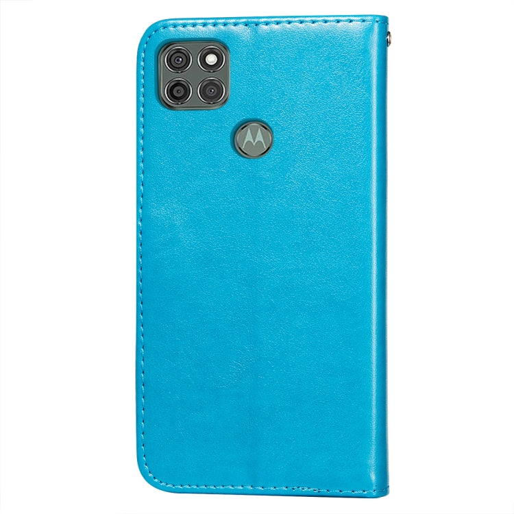 For Motorola Moto G9 Power Flower Vine Embossing Pattern Horizontal Flip Leather Case with Card Slot & Holder & Wallet & Lanyard