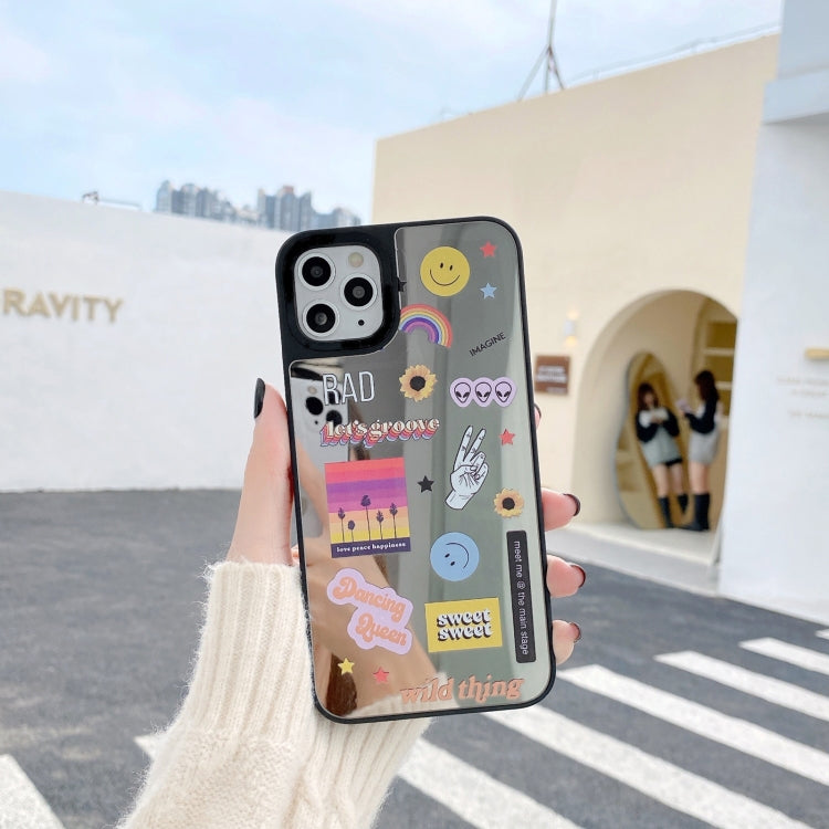For iPhone 11 Mirror Series Pattern Protective Case