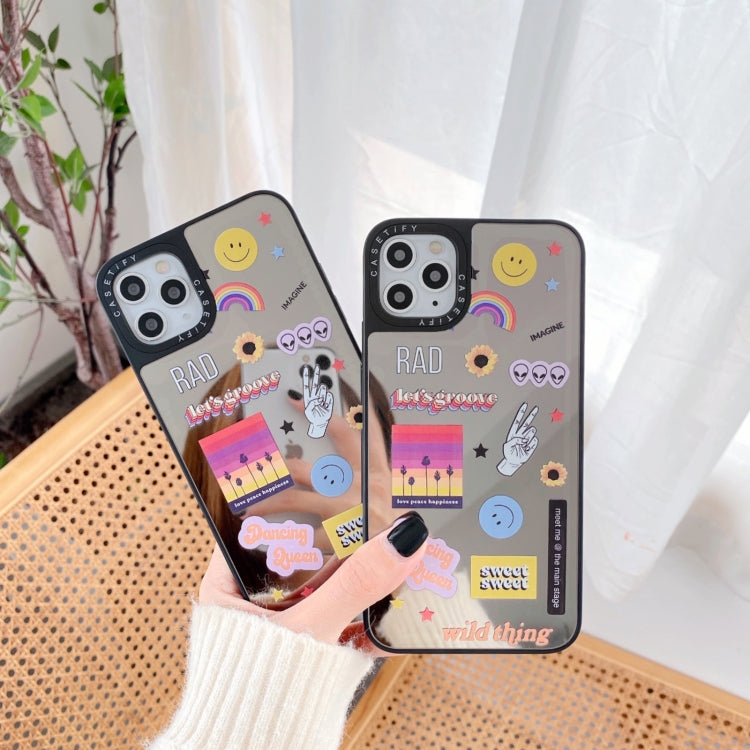 For iPhone 11 Mirror Series Pattern Protective Case