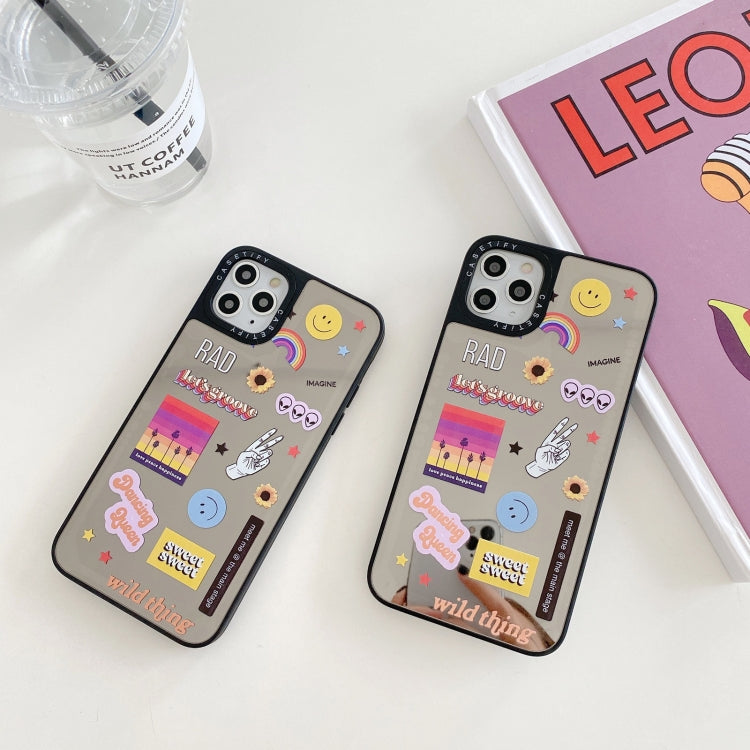 For iPhone 11 Pro Mirror Series Pattern Protective Case