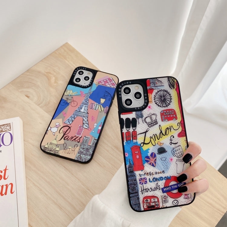 For iPhone 11 Pro Mirror Series Pattern Protective Case