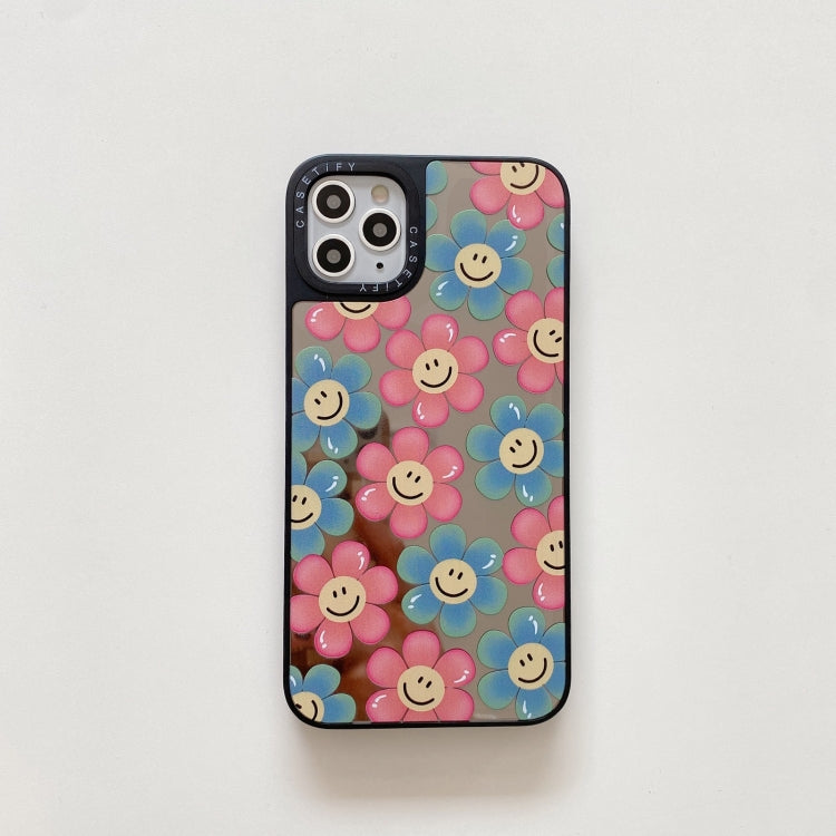 For iPhone 12 mini Mirror Series Pattern Protective Case