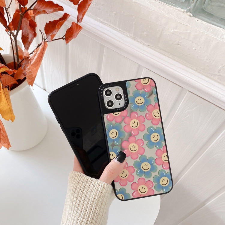 For iPhone 12 mini Mirror Series Pattern Protective Case