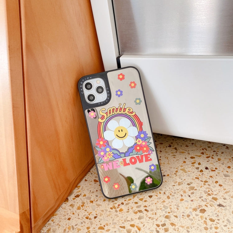 For iPhone 12 / 12 Pro Mirror Series Pattern Protective Case