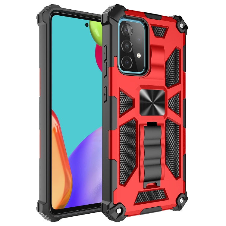 For Samsung Galaxy A72 5G / 4G Shockproof TPU + PC Magnetic Protective Case with Holder