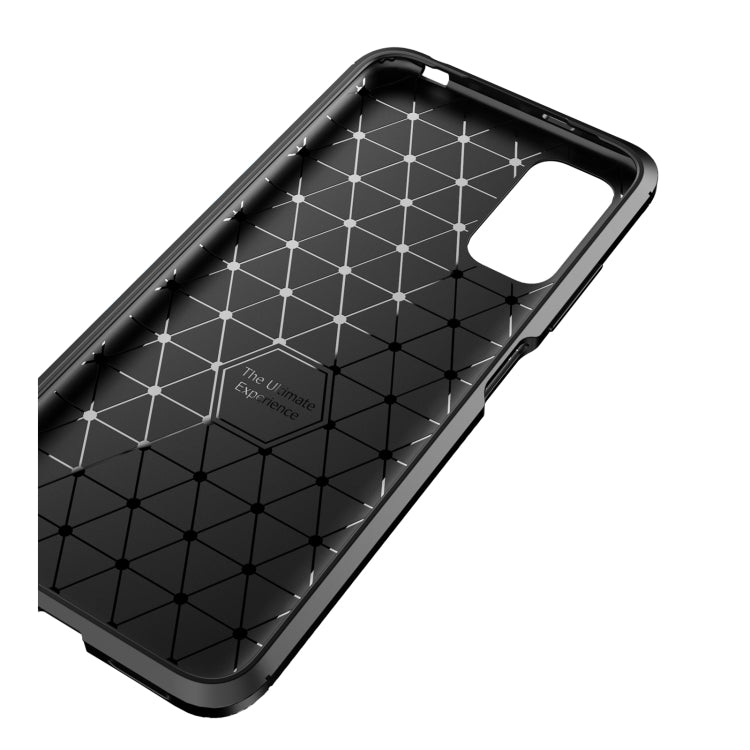 For Xiaomi Redmi Note 10 5G Carbon Fiber Texture Shockproof TPU Case