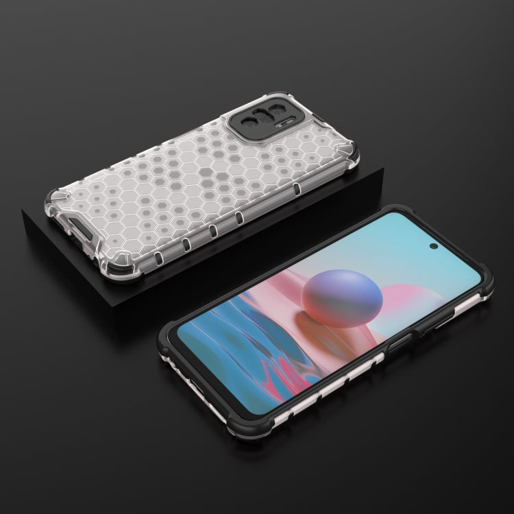 For Xiaomi Redmi Note 10 4G Shockproof Honeycomb PC + TPU Case