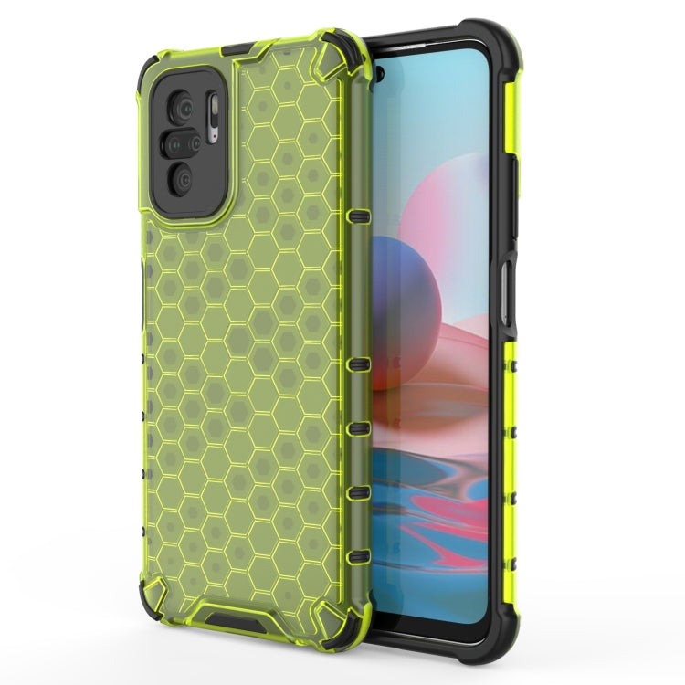 For Xiaomi Redmi Note 10 4G Shockproof Honeycomb PC + TPU Case