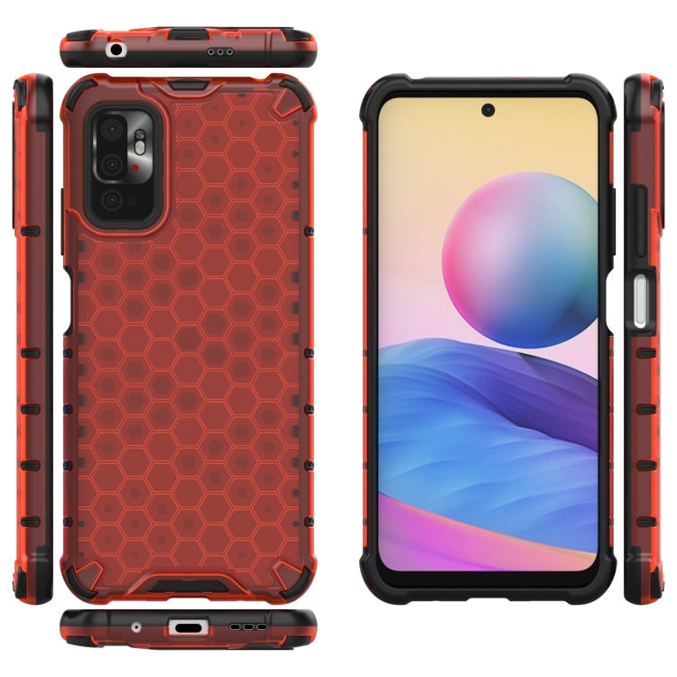 For Xiaomi Redmi Note 10 5G Shockproof Honeycomb PC + TPU Case