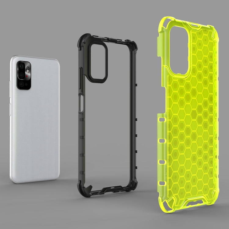 For Xiaomi Redmi Note 10 5G Shockproof Honeycomb PC + TPU Case