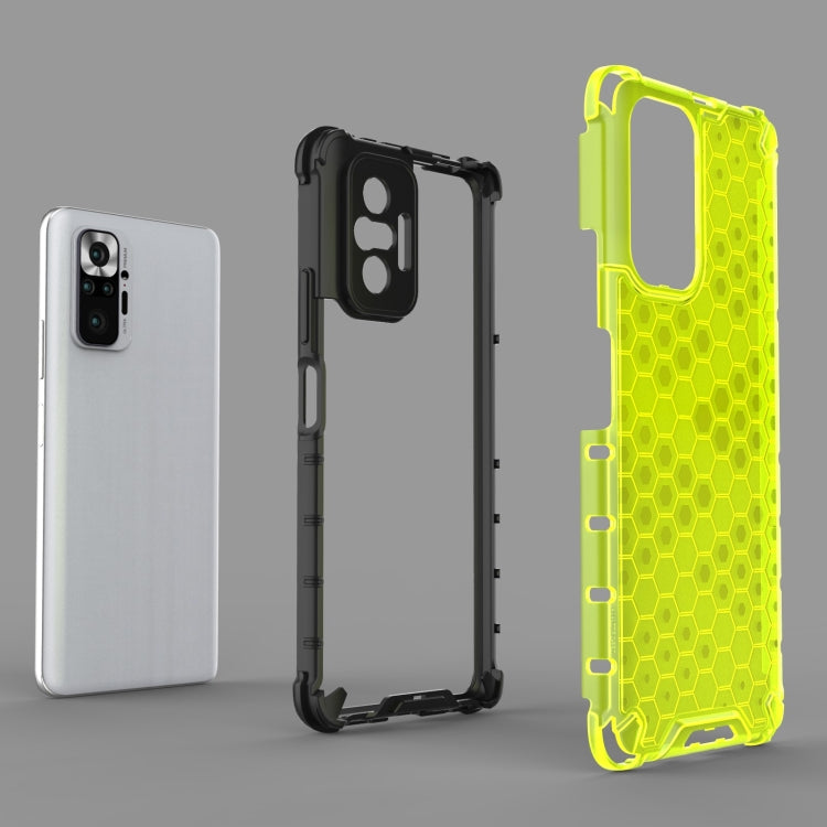 For Xiaomi Redmi Note 10 Pro Shockproof Honeycomb PC + TPU Case