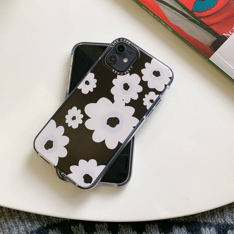 For iPhone 11 Double Color TPU Pattern Protective Case