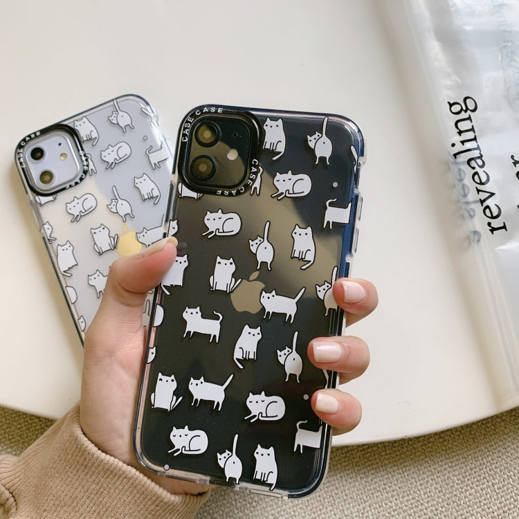 For iPhone 11 Pro Double Color TPU Pattern Protective Case
