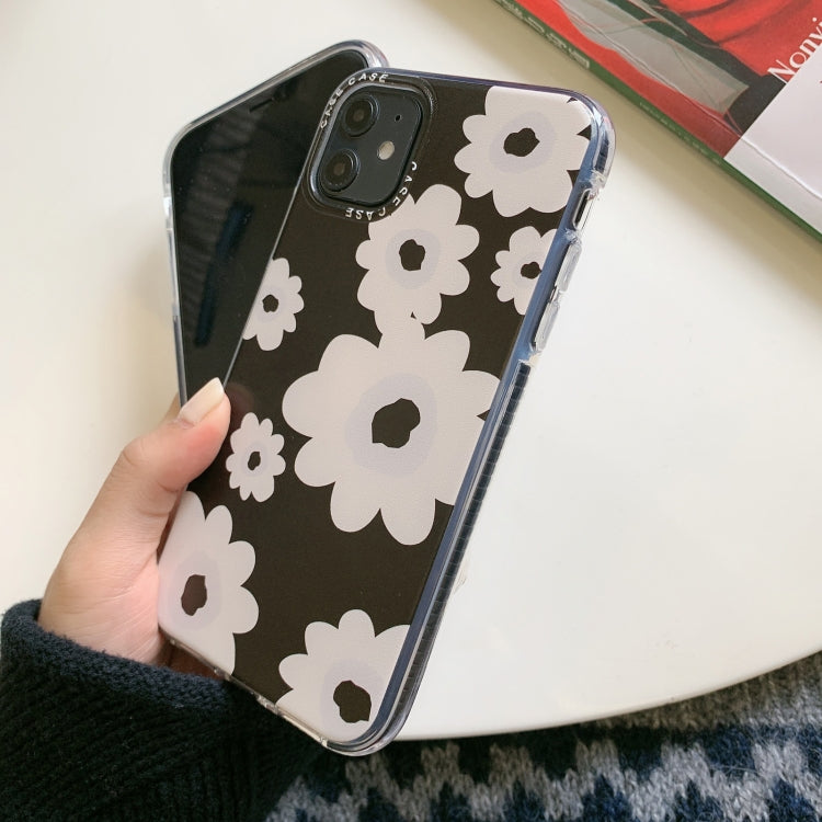 For iPhone 11 Pro Max Double Color TPU Pattern Protective Case