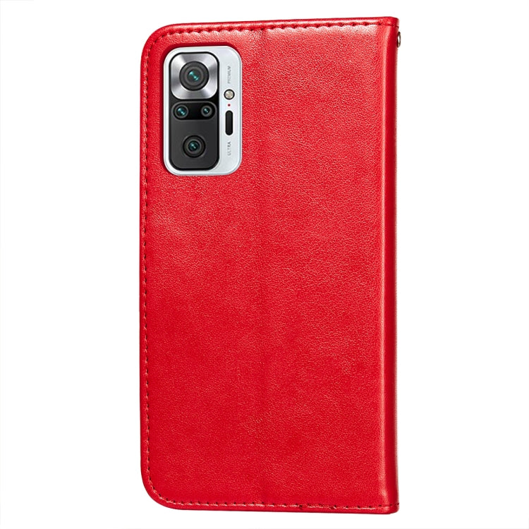 For Xiaomi Redmi Note 10 Pro Flower Vine Embossing Pattern Horizontal Flip Leather Case with Card Slot & Holder & Wallet & Lanyard