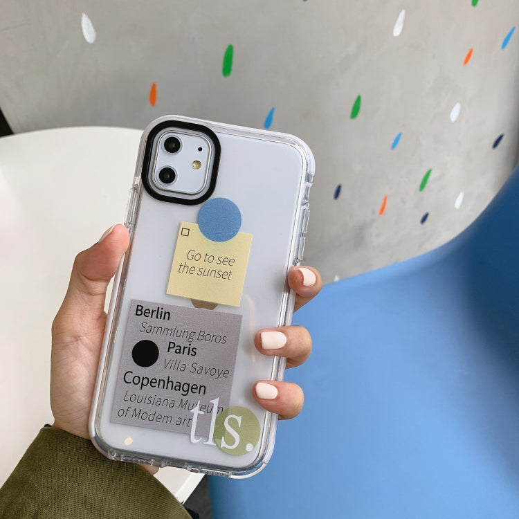 For iPhone 11 Pro Integrated Design Pattern Protective Case