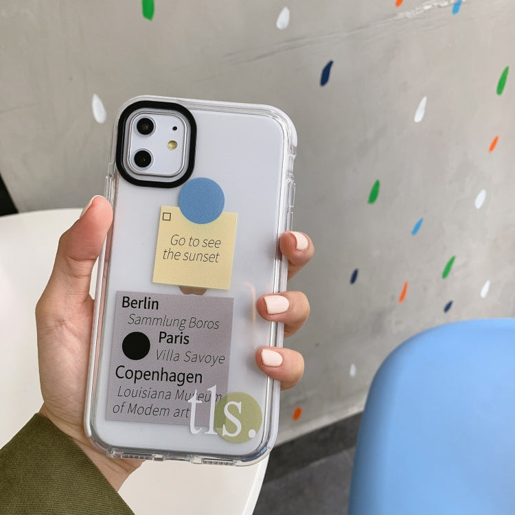 For iPhone 11 Pro Max Integrated Design Pattern Protective Case