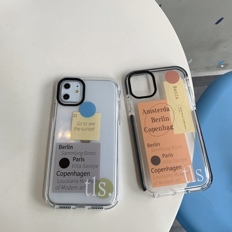 For iPhone 11 Pro Max Integrated Design Pattern Protective Case