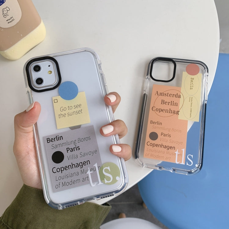 For iPhone 11 Pro Max Integrated Design Pattern Protective Case