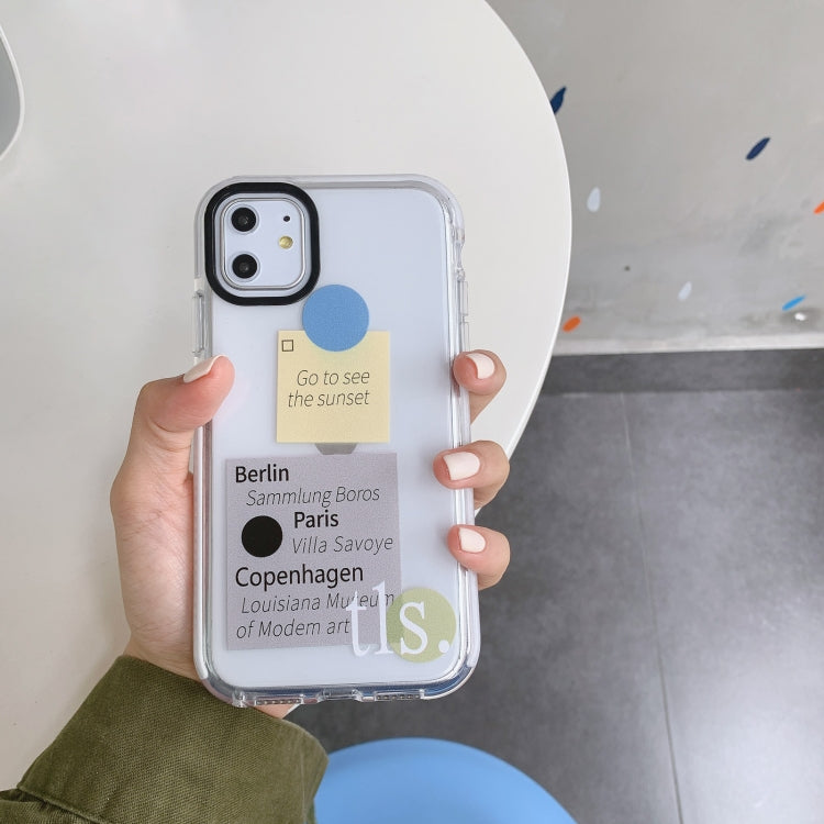 For iPhone 12 mini Integrated Design Pattern Protective Case
