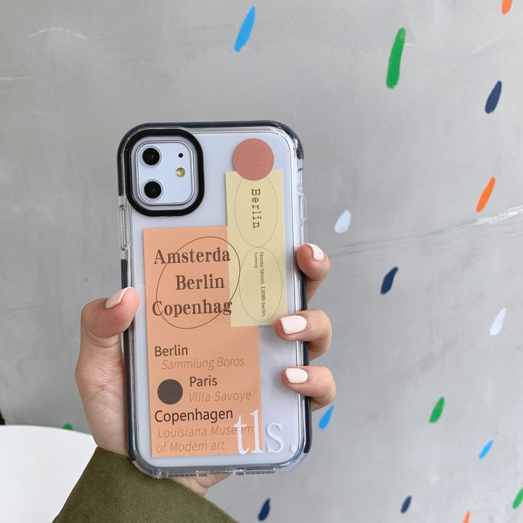 For iPhone 12 mini Integrated Design Pattern Protective Case