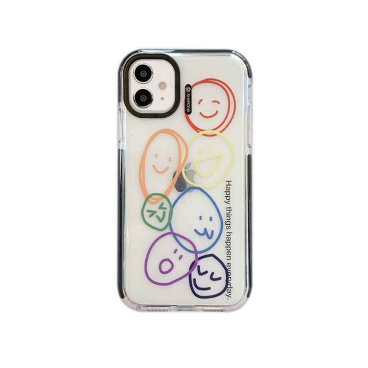 For iPhone 12 mini Integrated Design Pattern Protective Case