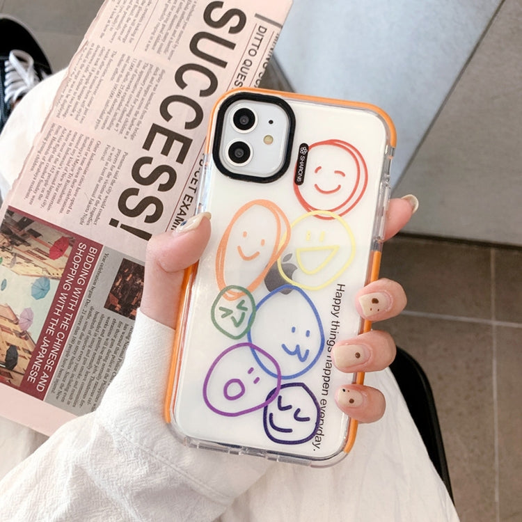 For iPhone 12 / 12 Pro Integrated Design Pattern Protective Case