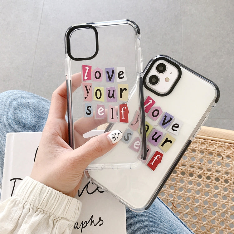For iPhone 12 Pro Max Integrated Design Pattern Protective Case