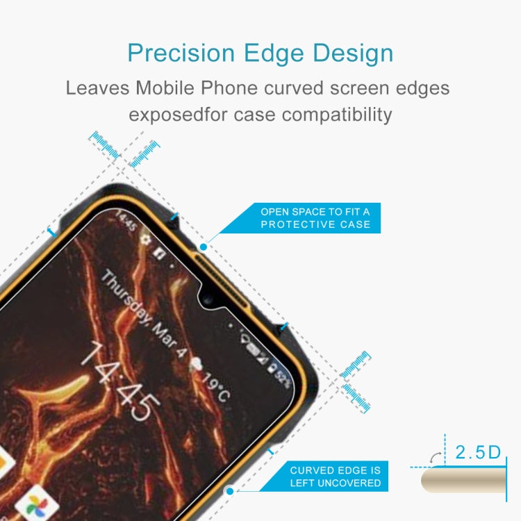 For Cubot Kingkong 5 Pro 50 PCS 0.26mm 9H 2.5D Tempered Glass Film