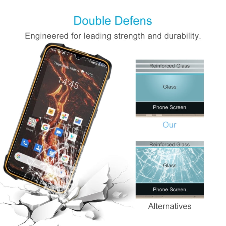 For Cubot Kingkong 5 Pro 50 PCS 0.26mm 9H 2.5D Tempered Glass Film