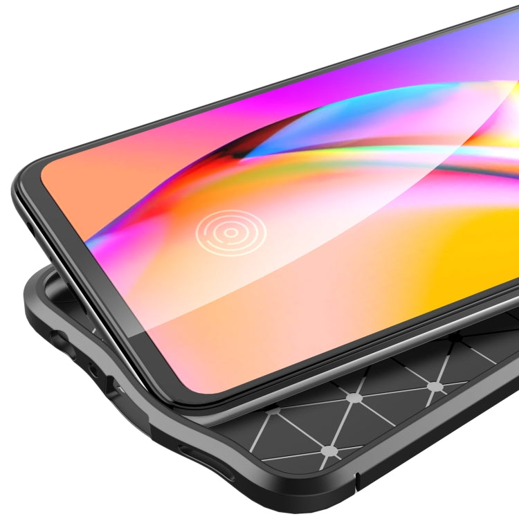For OPPO F19 Pro Litchi Texture TPU Shockproof Case