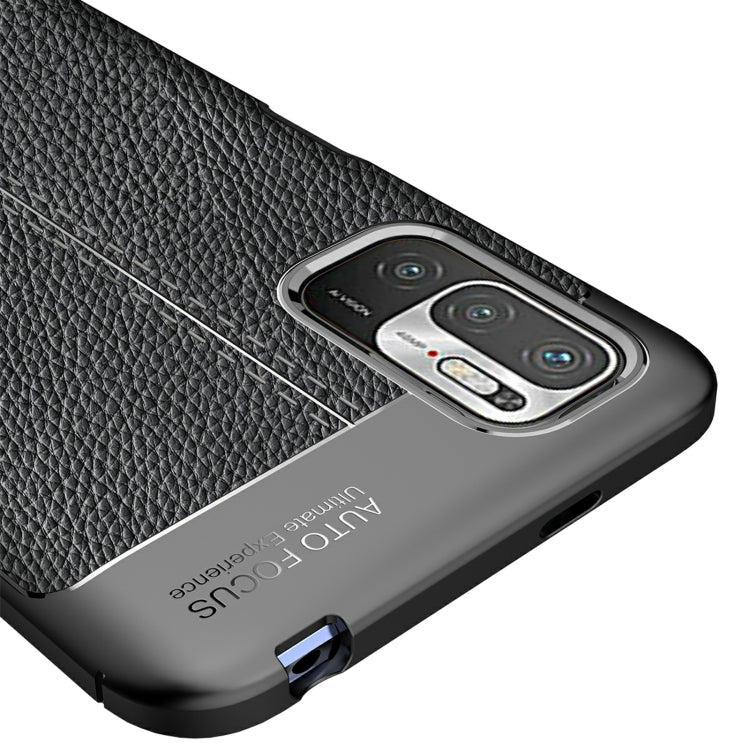 For Xiaomi Redmi Note 10 5G Litchi Texture TPU Shockproof Case