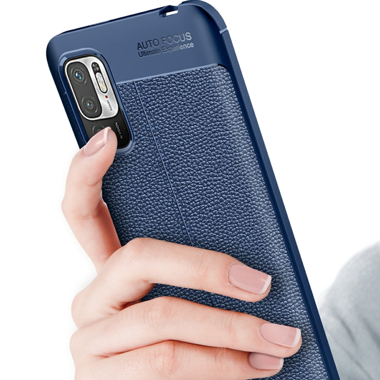 For Xiaomi Redmi Note 10 5G Litchi Texture TPU Shockproof Case