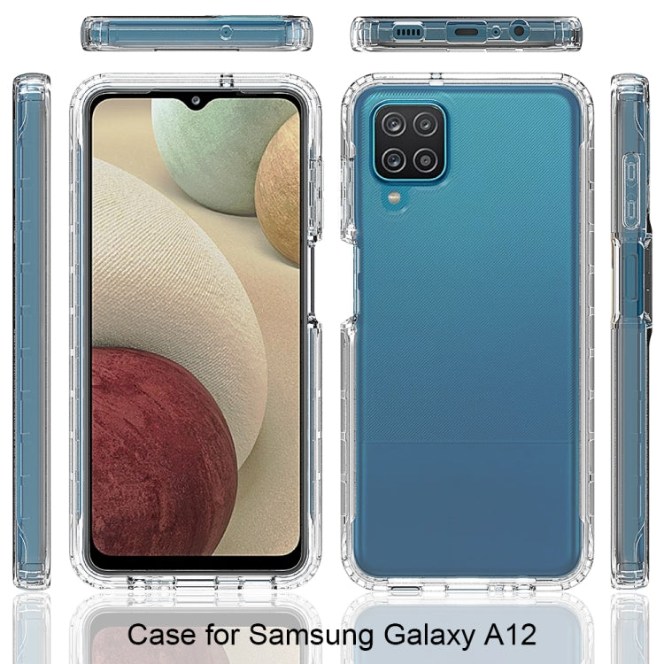 For Samsung Galaxy A12 Shockproof Highly Transparent PC+TPU Protective Case