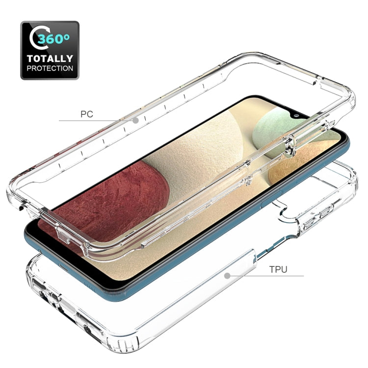 For Samsung Galaxy A12 Shockproof Highly Transparent PC+TPU Protective Case