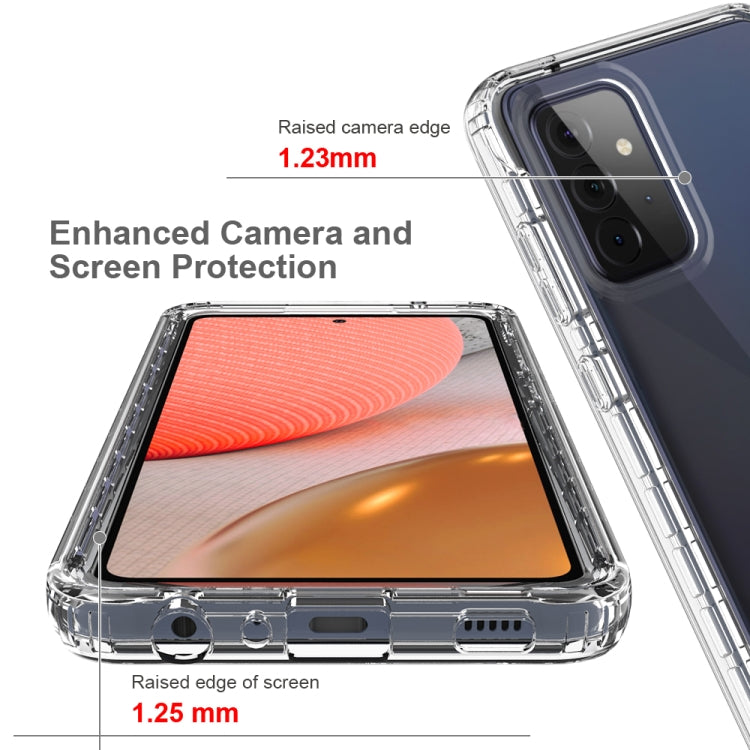 For Samsung Galaxy A72 5G / 4G Shockproof Highly Transparent PC+TPU Protective Case