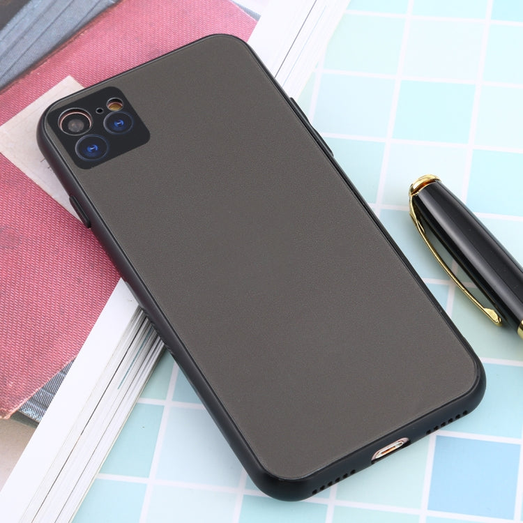 For iPhone SE 2022 / SE 2020 / 8 / 7 11 Pro / 11 Pro Max Style Full Coverage Glass + TPU Frame Case