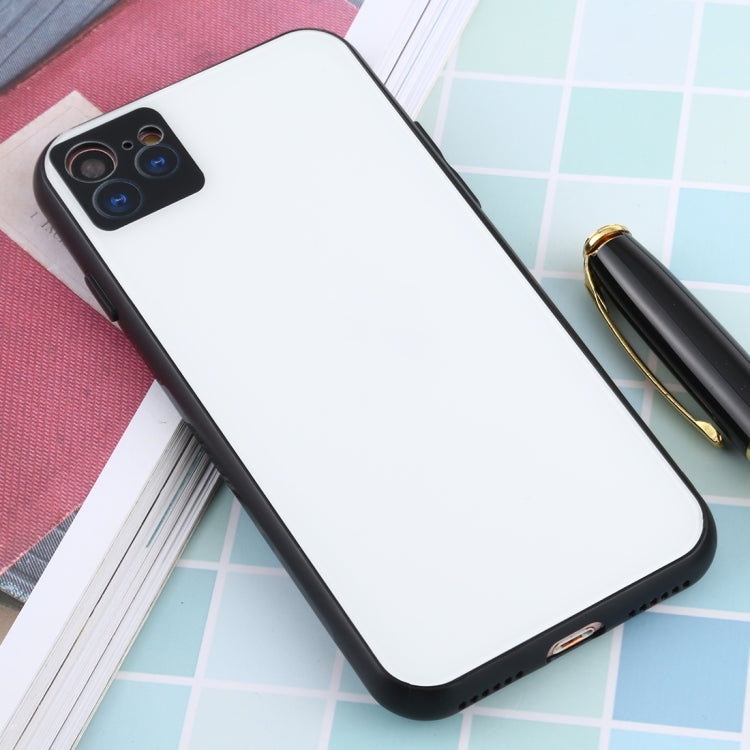 For iPhone SE 2022 / SE 2020 / 8 / 7 11 Pro / 11 Pro Max Style Full Coverage Glass + TPU Frame Case