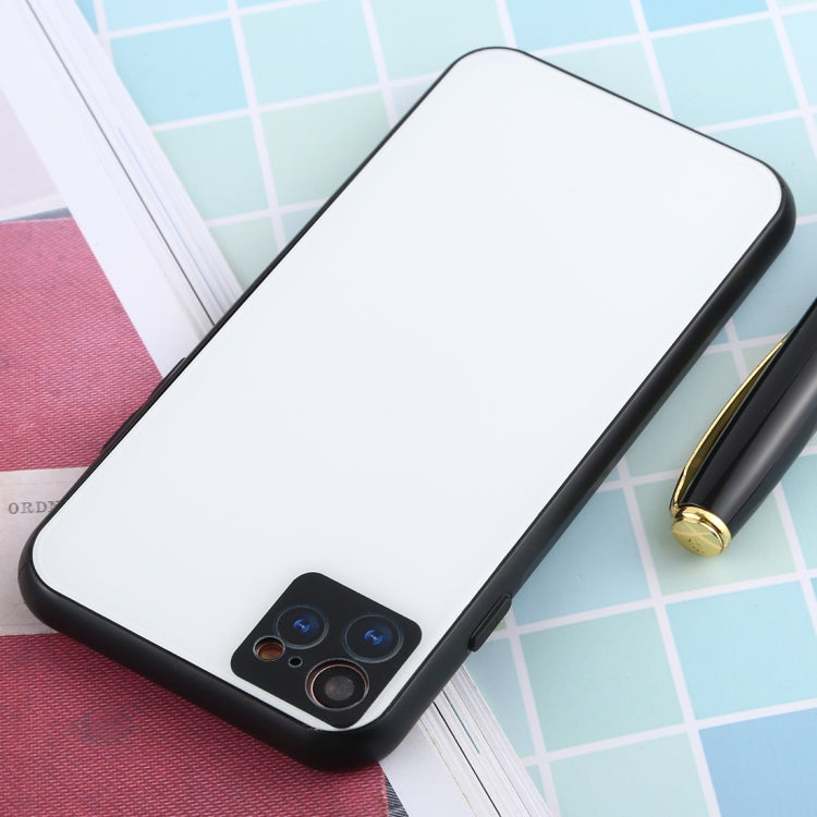 For iPhone SE 2022 / SE 2020 / 8 / 7 11 Pro / 11 Pro Max Style Full Coverage Glass + TPU Frame Case