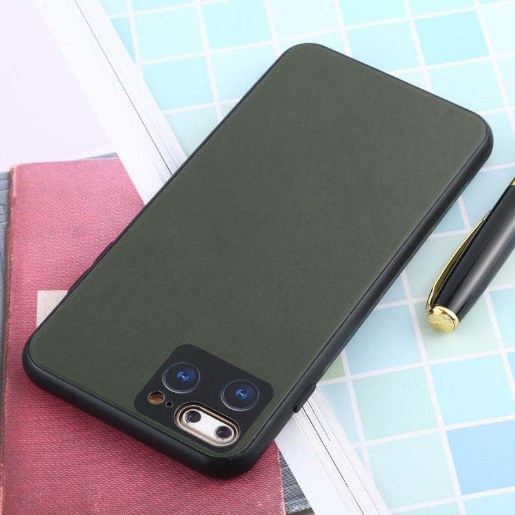 For iPhone 8 Plus / 7 Plus 11 Pro / 11 Pro Max Style Full Coverage Glass + TPU Frame Case