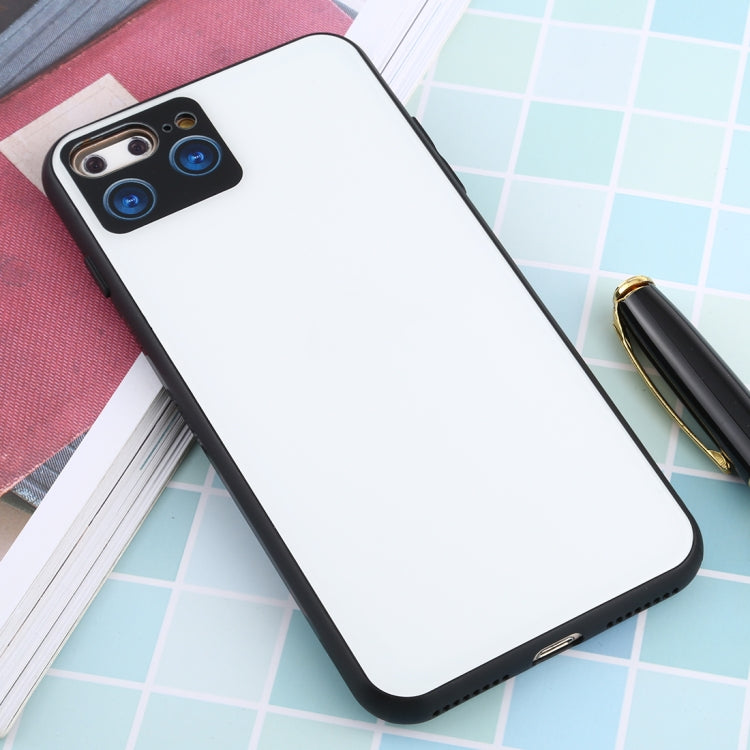 For iPhone 8 Plus / 7 Plus 11 Pro / 11 Pro Max Style Full Coverage Glass + TPU Frame Case