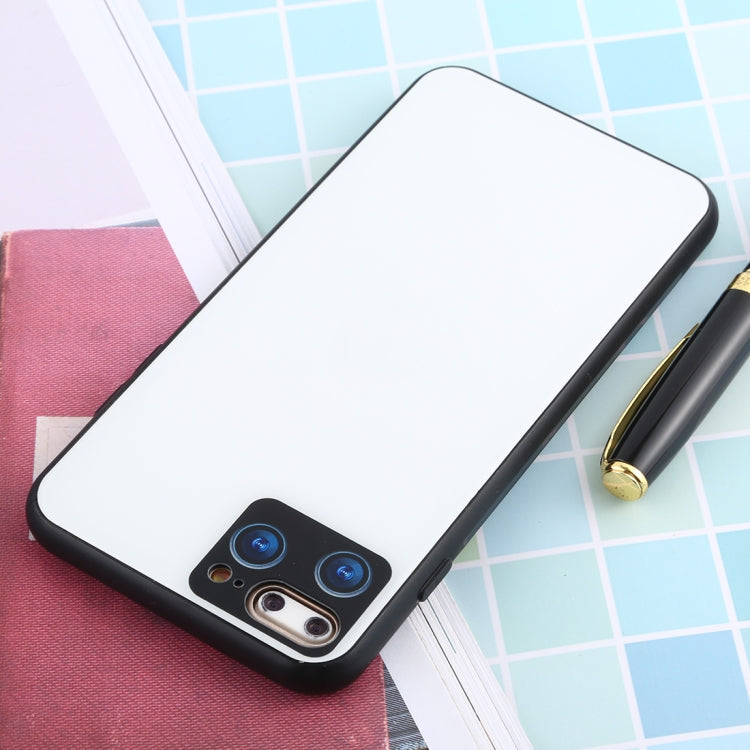 For iPhone 8 Plus / 7 Plus 11 Pro / 11 Pro Max Style Full Coverage Glass + TPU Frame Case
