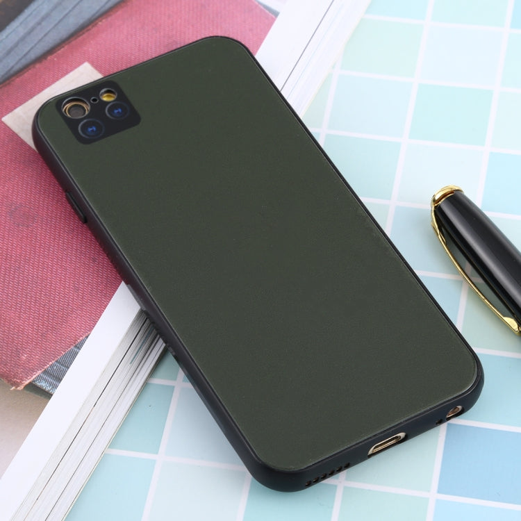For iPhone 6s / 6 11 Pro / 11 Pro Max Style Full Coverage Glass + TPU Frame Case